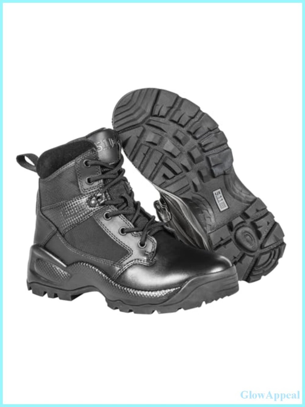 Women's Tactical Work Boot 8" Side Zip Slip Resistant Ortholite Footbed Nylon